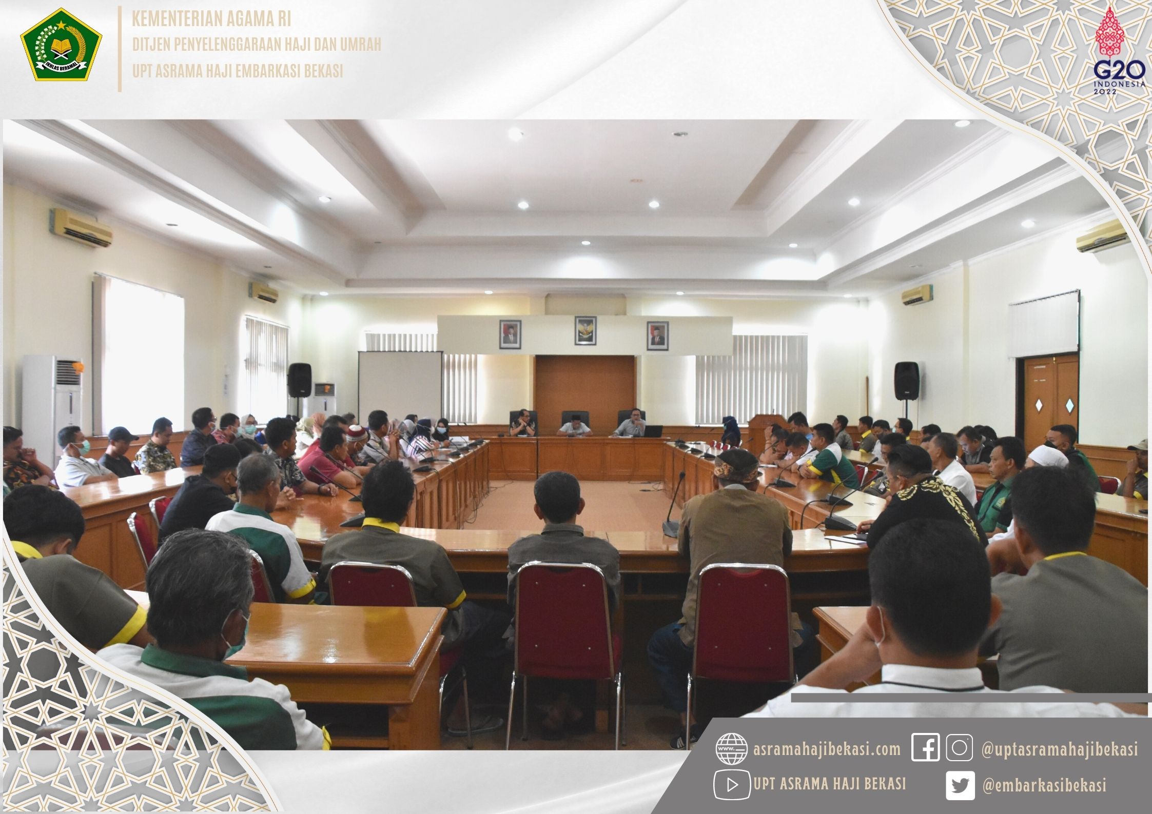 Rangkaian Persiapan Asrama Haji Bekasi Menyambut Kepulangan Tamu Allah