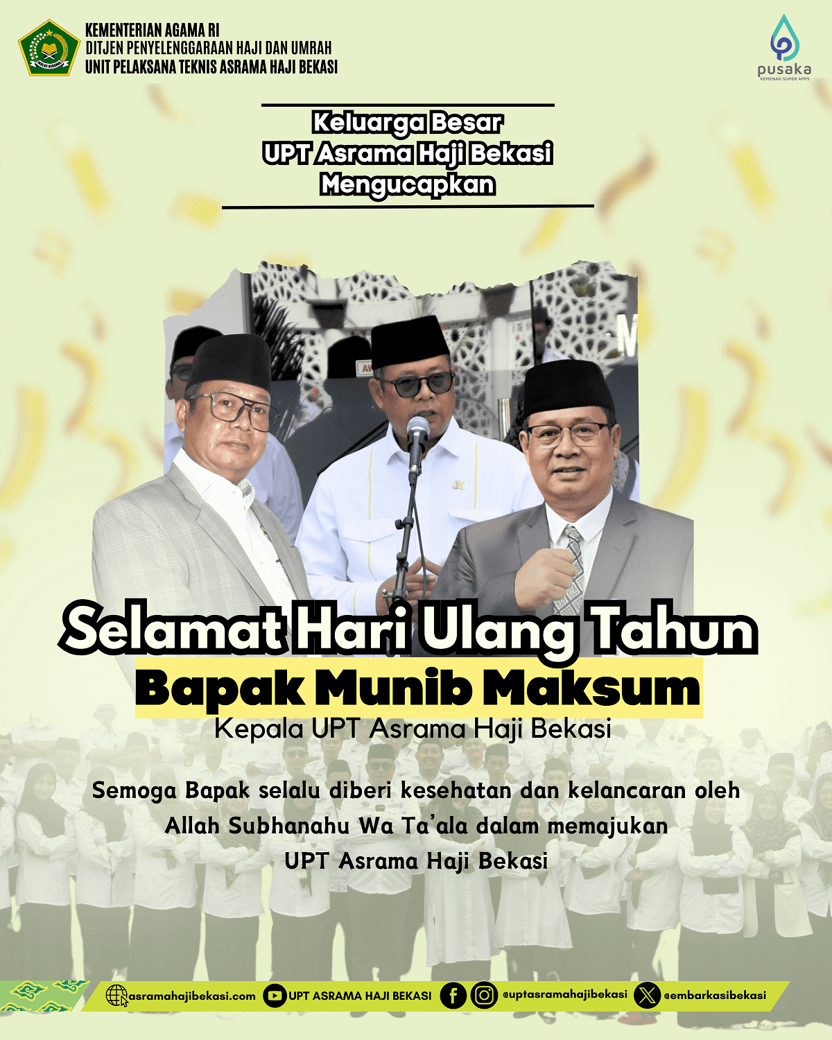 Ulang Tahun Kepala UPT Asrama Haji Bekasi